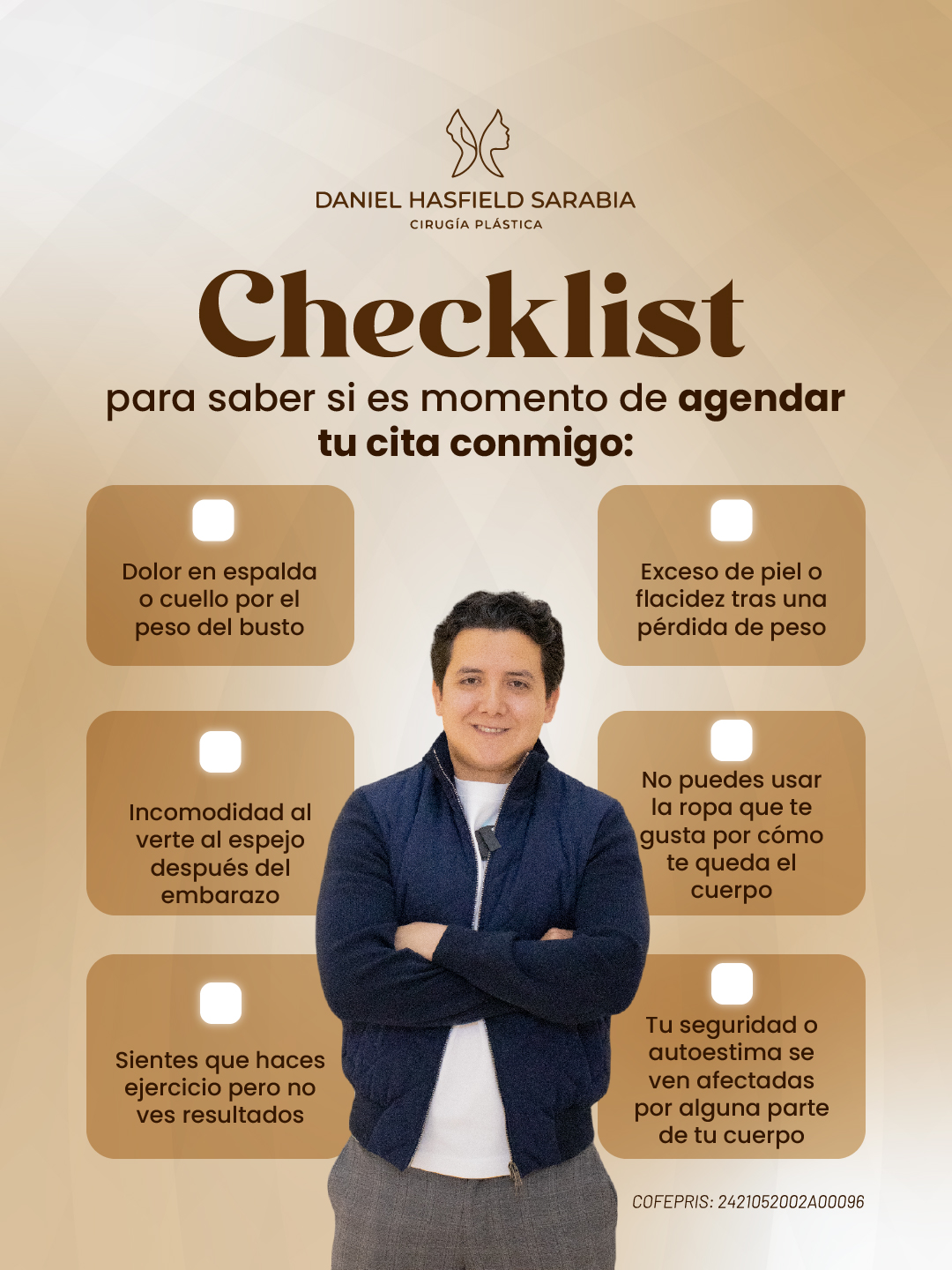 Checklist para saber si es momento de agendar una cita con el Dr. Hasfield
