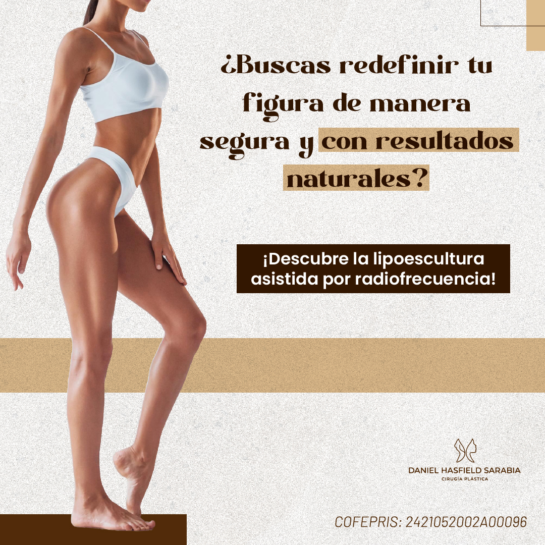 Lipoescultura asistida por radiofrecuencia para redefinir la figura de forma segura